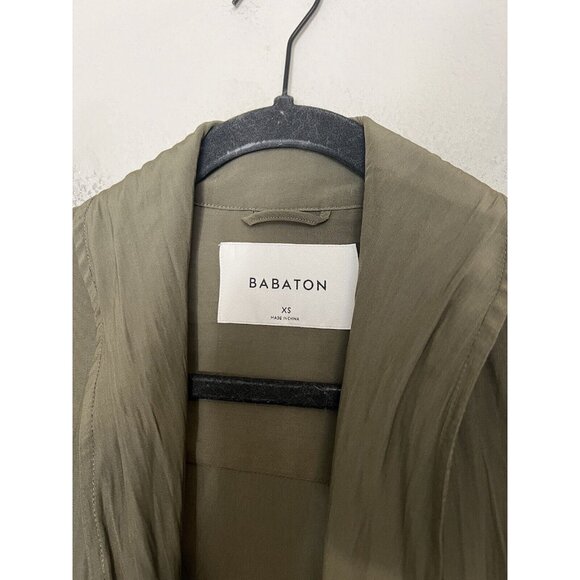 Babaton Olive Green Long Jacket - Picture 8 of 16